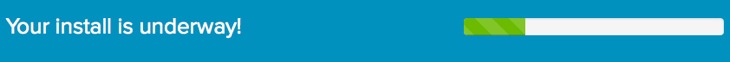 WordPress installing